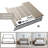 Nestl Wingback Diamond Upholstered Platform Bed-101072302-101072306