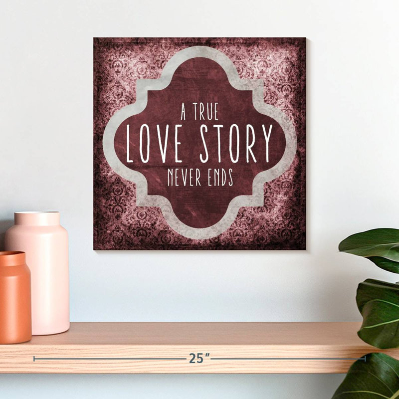 Tergel True Love Story, H 16 po x l 16 po