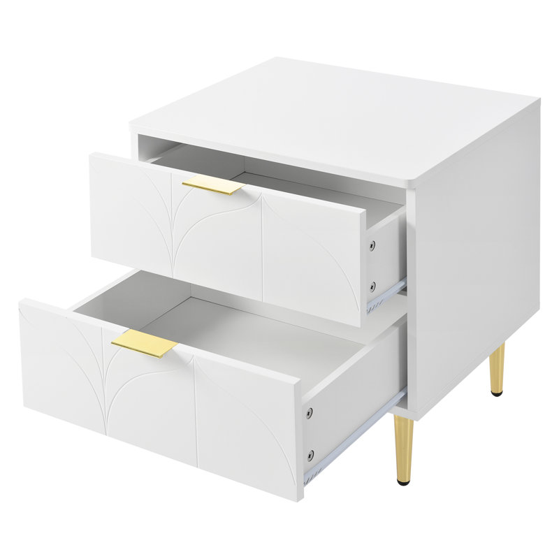 50 cm W Bedside Table