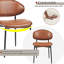 Chaise d'appoint rembourrée (ensemble de 2)-341425396