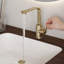 Meuble-lavabo avec plateau en pierre frittée et pieds en contreplaqué Heywood-513231424