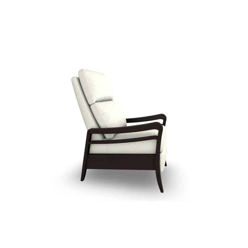 Fauteuil inclinable moderne, Neige, Espresso