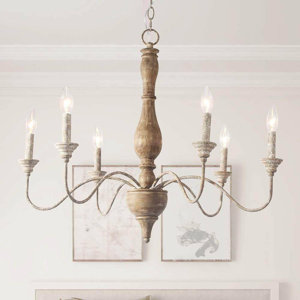 Marcus 6 - Light Candle Style Classic Chandelier