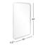 Miroir rectangulaire Simone