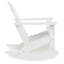 Chaise Adirondack berçante en plastique Zaire-92475988