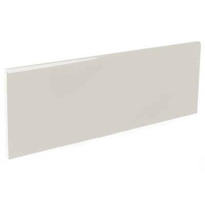 Color Beat Gloss 12" x 4" Ceramic Bullnose Tile Trim