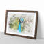 Dazzling Peacock Bird - Single Picture Frame Painting on MDF-56874077-56874078