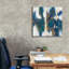 «Blue Texture 1 Gold» par Danhui Nai, art mural sur toile-1583713566