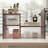 Natural Wood Tone Desktop Bookshelf, Manufactured Wood Desk Organizer for Office & Dorm-1024306709