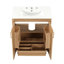 Meuble-lavabo simple 18,3 po avec comptoir