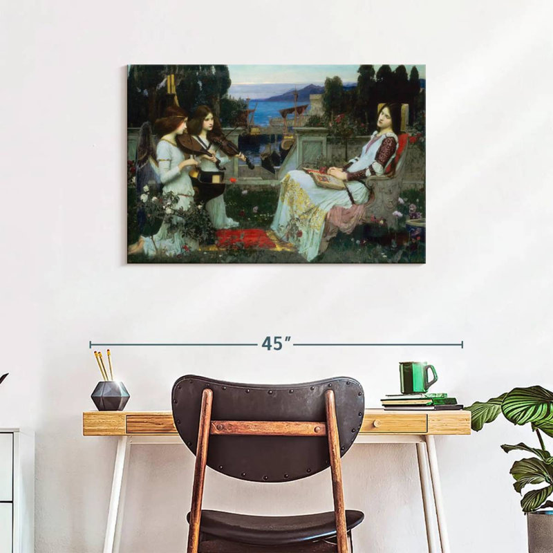 Adella Saint Cecilia, 24" H x 36" W