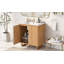 Ensemble de meuble-lavabo spacieux de 30 pouces avec lavabo, armoire combinée et structure en bois massif pour un rangement élégant-126233116