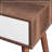 Modern Entryway Table with Carved Panel Drawers, Console Table with Storage Space and Wood Legs