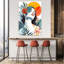 «Serene Floral Portrait Dreamy Elegant Peaceful Poppy Flower Nature», art mural-129148183