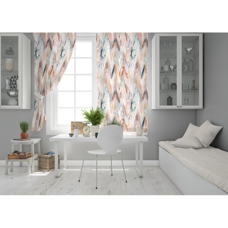 Balynda Room Darkening Curtain Pair, 20" W x 52" L