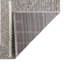 Tapis géométrique gris / ivoire en polypropylène tissé à la machine-1865675126