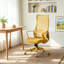 Chaise de bureau ergonomique en maille à haut dossier avec support lombaire réglable, coussin de siège en mousse moulée, fonction inclinable et inclinable pour la maison et le bureau-129881510