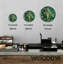 Horloge murale en verre trempé arbre de vie-1441236665-1441236670