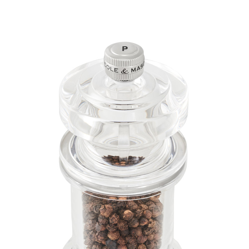 Cole & Mason 605 Acrylic Pepper Mill 5.5", 5.67 ounces