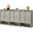 Modern Wooden Shoe Storage Cabinet with Adjustable Shelves，Freestanding Shoe Cabinet for Entryway, Hallway & Small Spaces-1984039525-1984039545
