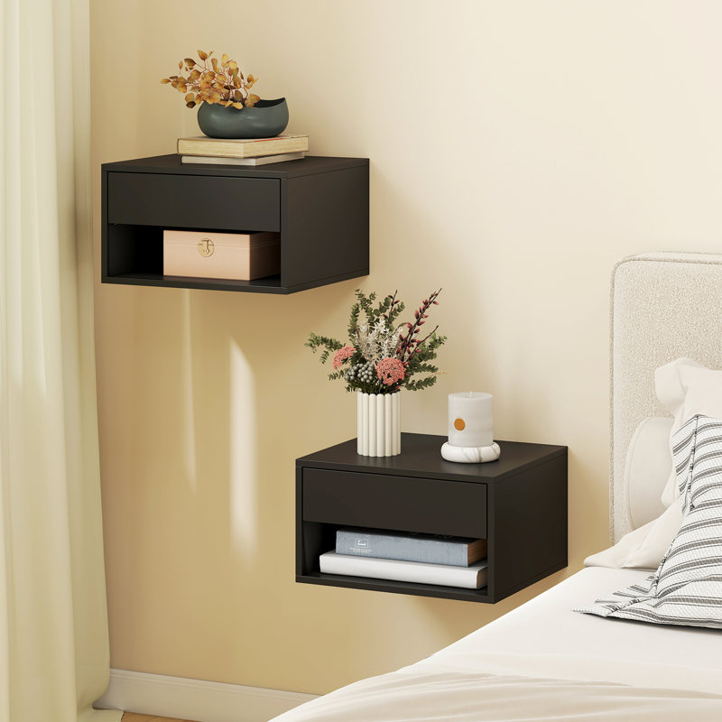 37cm W Particle Board Bedside Table