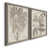 Toile avec cadre gris