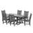 Laguna 6 - Person Patio Dining Set Umbrella Hole Included Rectangular Table-75676051
