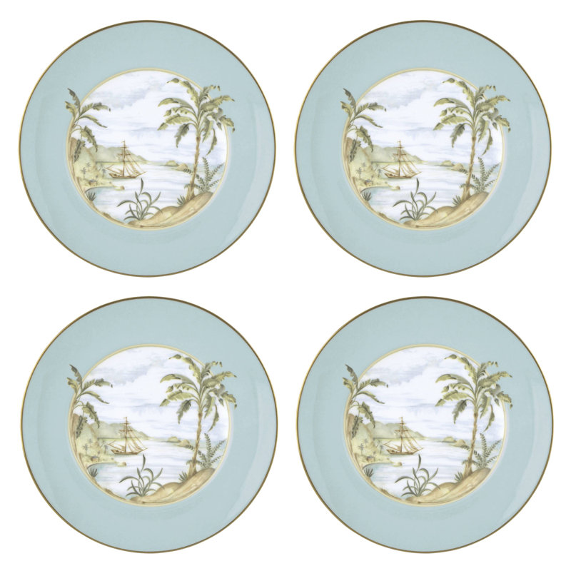 Lenox British Colonial Tradewind Accent Plates, Set of 4