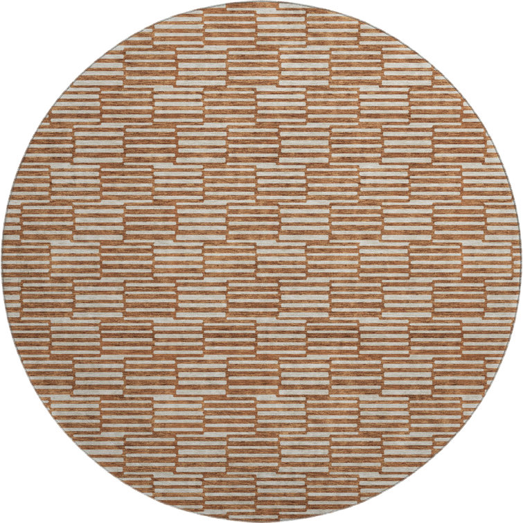Premium Machine Washable Prisco Paprika Rug