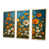 Toile naturelle avec cadre flottant