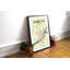 « québec city city map », reproduction d’impression sur affiche en vert/beige-22634060