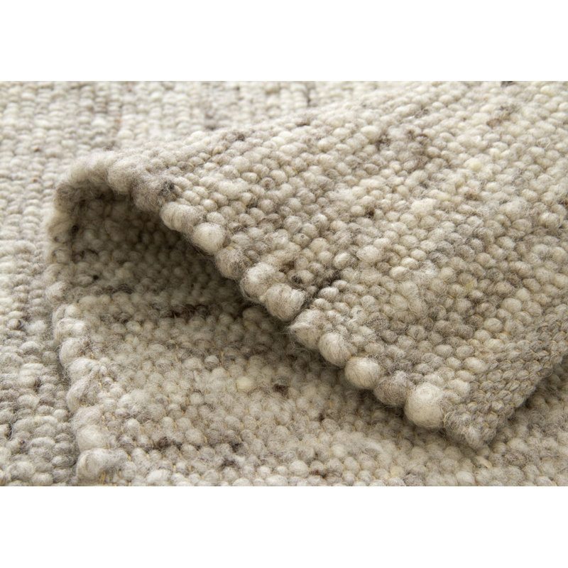Behr Solid Colour Hand Woven Flatweave Area Rug, Square 200cm