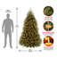 National Tree Company Dunhill Fir Tree with Dual Color LED Lights and PowerConnect-1865348528