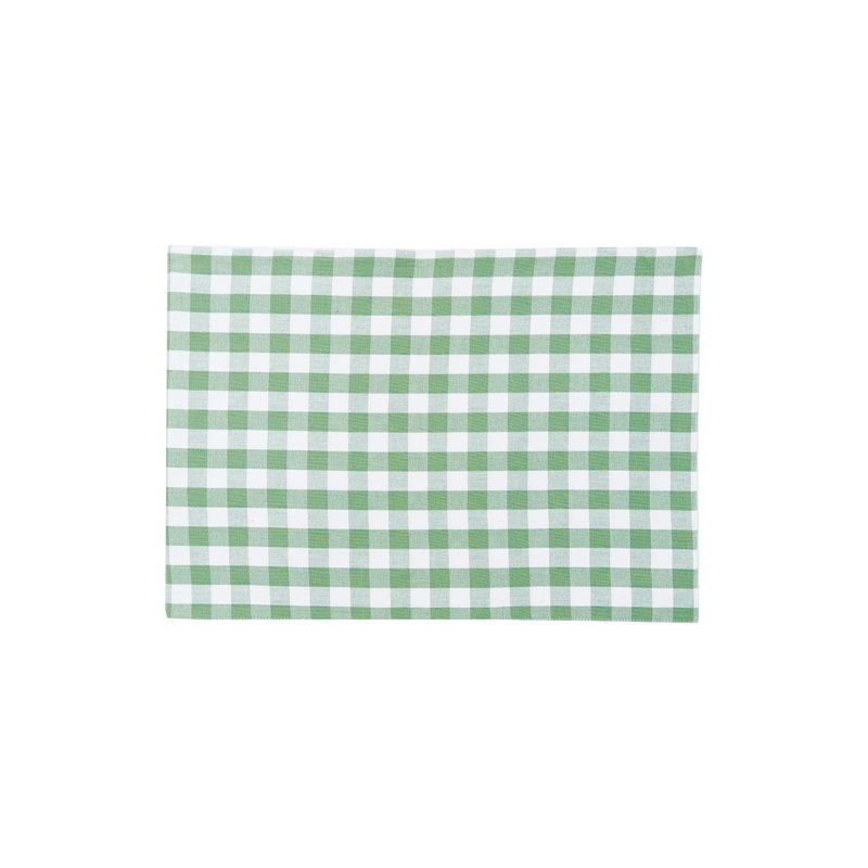 Napperon en coton Abdur-Rahmaan Ashford, Vert