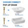 Pop-Up Bathroom Sink Drain Stopper with Overflow