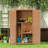 3 ft. W x 2 ft. D Solid Wood Vertical Storage Shed