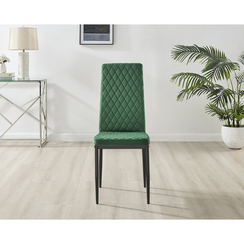 4 - Person Dining Set, Green/Black