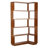 Space-Saving Corner Bookshelf with Anti-Tip Safety-129159052
