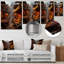 «Indian Art Vibrant Bazars - Cityscapes», reproduction d'art sur métal-72228142