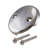 1-1/2" x 12" Sch. 40 ABS-Toe Bathtub Leg Drain with Two-Hole Overflow-37144975