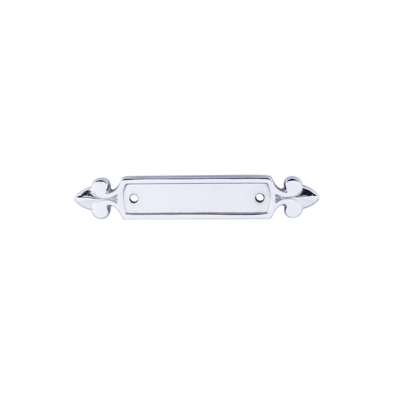 Dover Backplate, Polished Chrome
