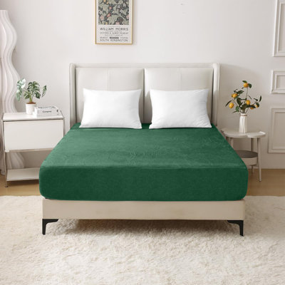 Sherlynn Cotton Blend Jersey Fitted Sheet - Ultrasoft, Perfect Fit, Breathable and Durable