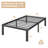 Edmonson Bed Frame with Storage 14 Inch High Heavy Duty Metal Platform Bed-986740702