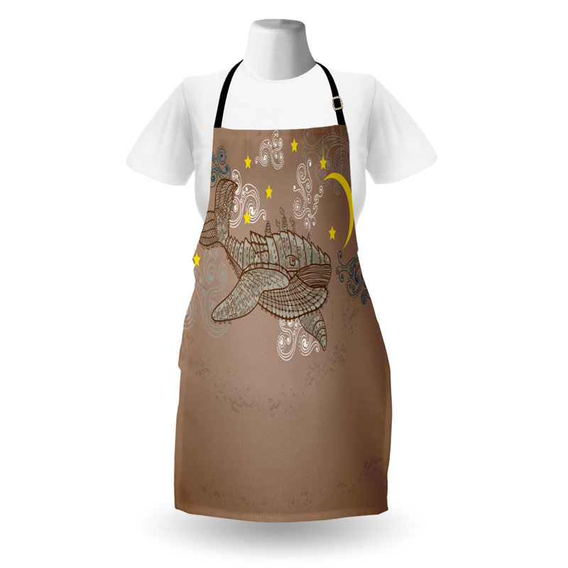 No Pattern Bib Apron