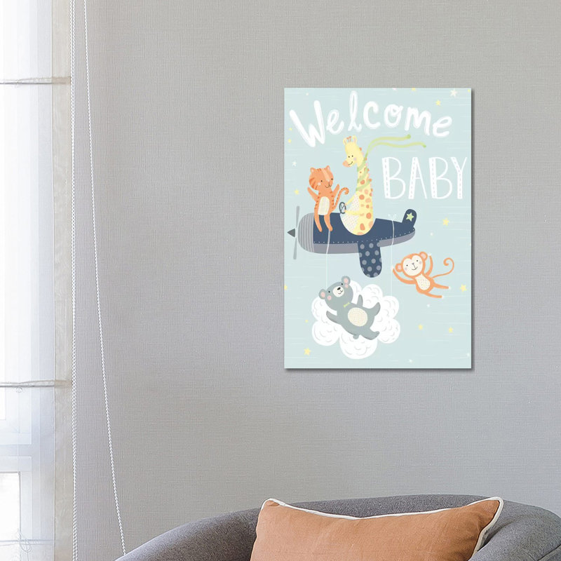 Baby's Adventure II by Arrolynn Weiderhold - Wrapped Canvas Print