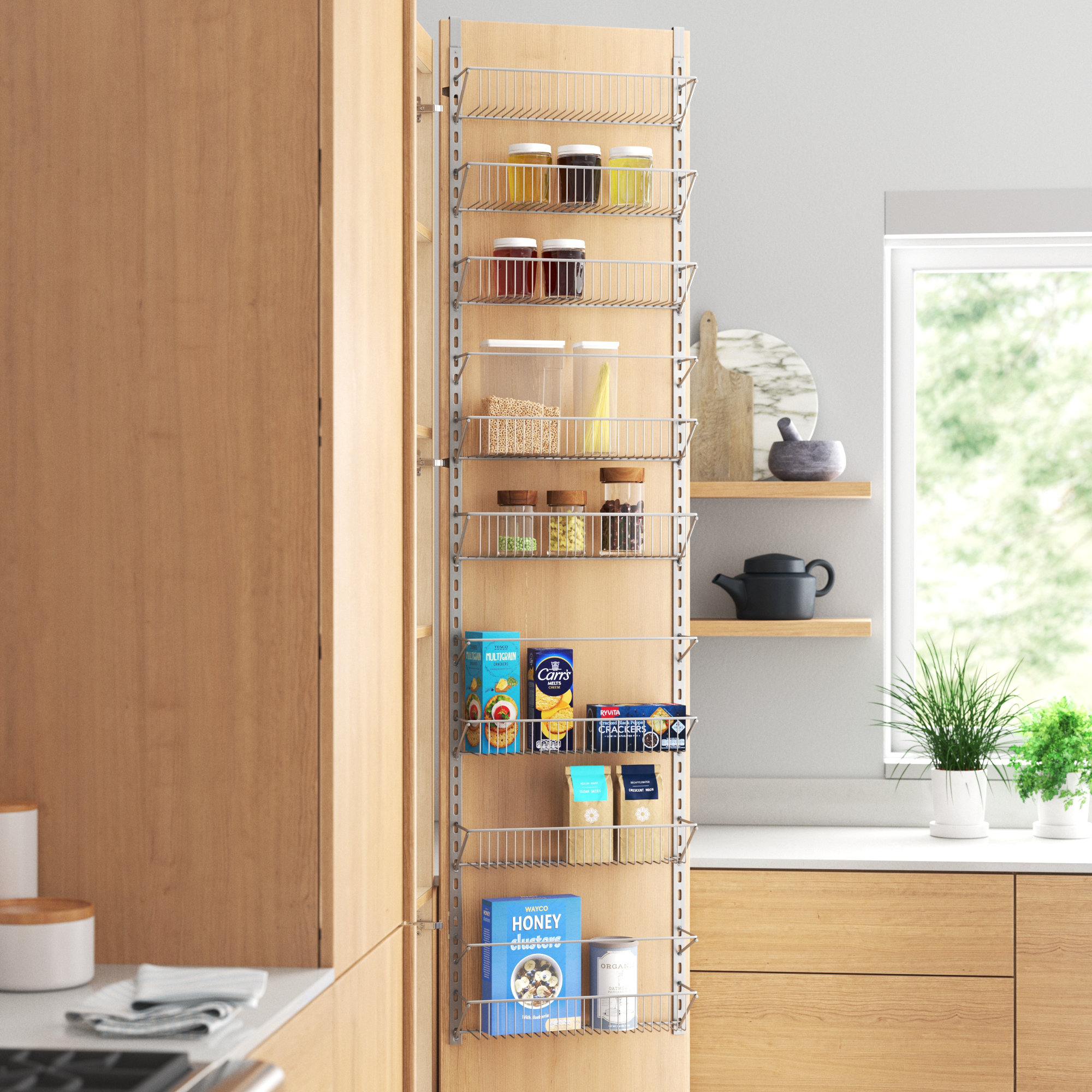 Rebrilliant Nwamaka Over the Door Pantry Organizer - 9-Tier