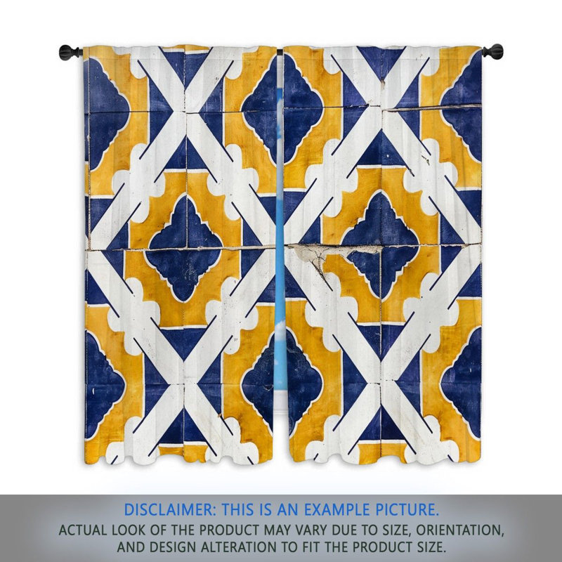 Paire de rideaux obscurcissant en polyester Aligi, L 20 po x L 61 po