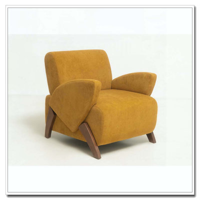 Fauteuil d'appoint en velours 28,15 pouces
