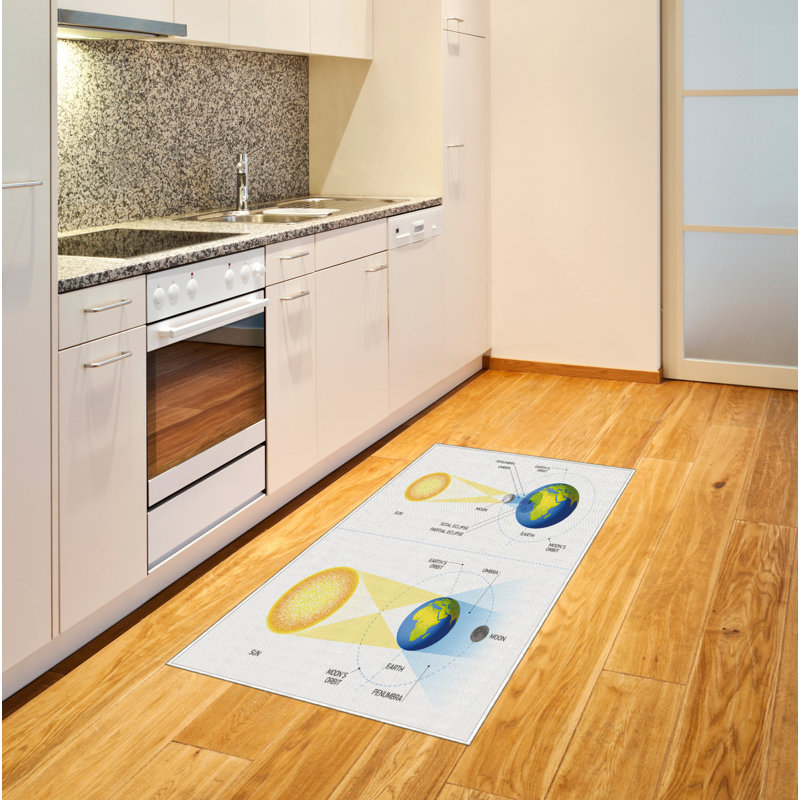 Tapis décoratif en fibre de polyester à haute densité, Rectangle 2 pi 7 po x 5 pi
