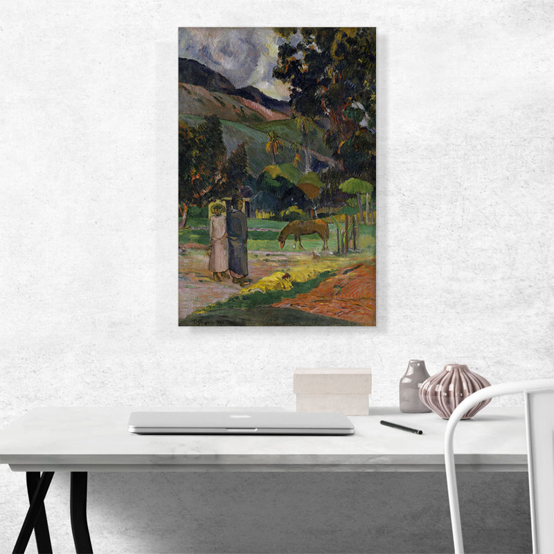 Paysage de Tahiti, 1892 - impression, H 26 po x l 18 po x 1,5 po
